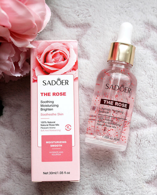 Esencia Facial Hidratante 100% Natural con Extracto de Rosa