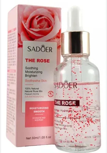 Esencia Facial Hidratante 100% Natural con Extracto de Rosa