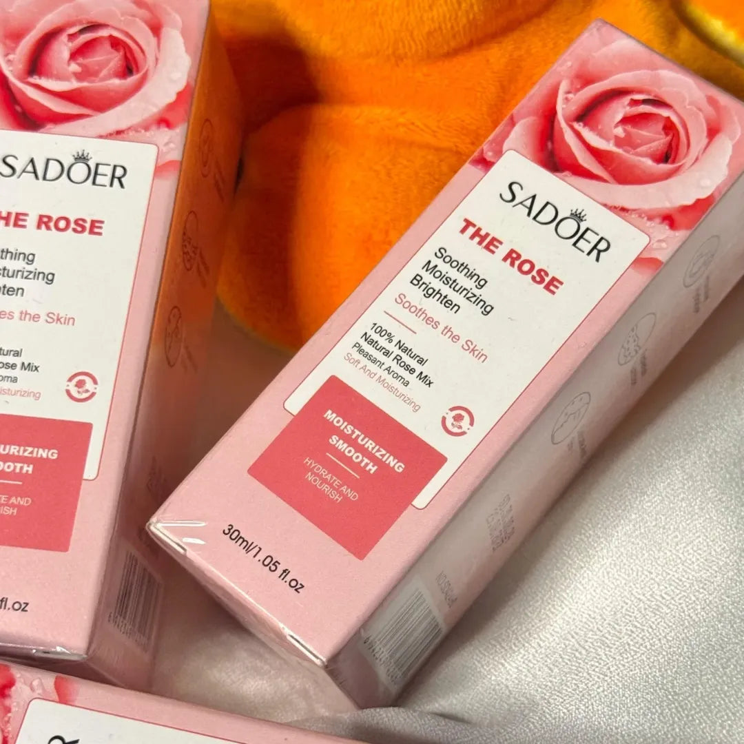 Esencia Facial Hidratante 100% Natural con Extracto de Rosa